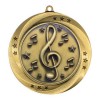 Gold Music Medal 2.75" - MMI54930G