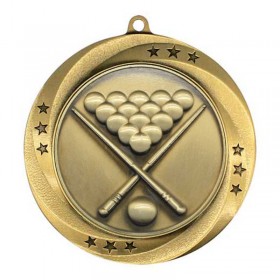 Gold Billiard Medal 2.75" - MMI54936G