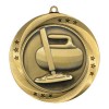 Gold Curling Medal 2.75" - MMI54947G