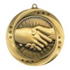 Handshake Gold Medal 2 3/4 in MMI54958G