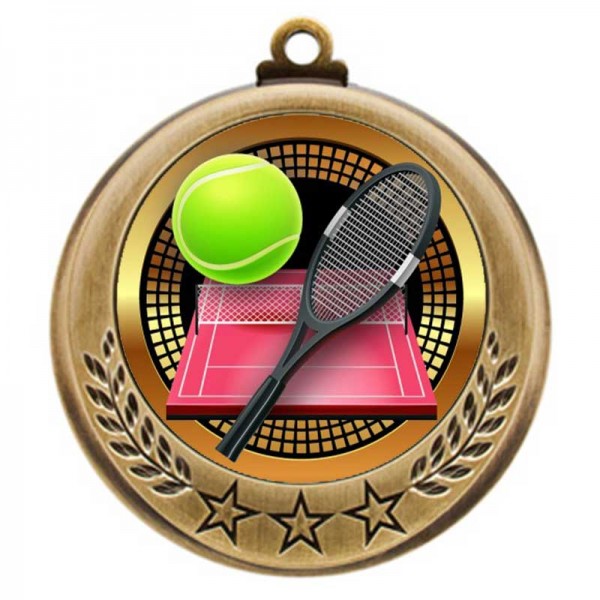 Médaille Tennis Or 2.75" - MMI4770G-PGS015