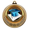 Gold Graduation Medal 2.75" - MMI4770G-PGS018