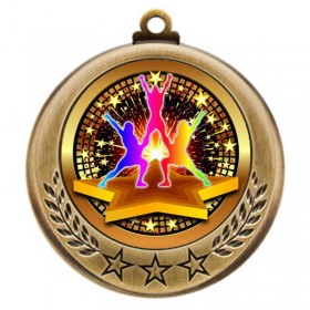 Gold Cheerleading Medal 2.75" - MMI4770G-PGS019