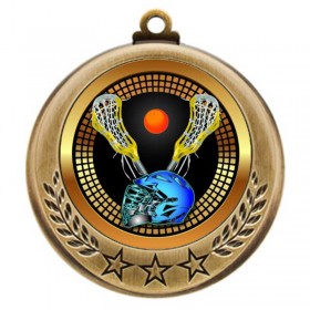 Gold Lacrosse Medal 2.75" - MMI4770G-PGS024