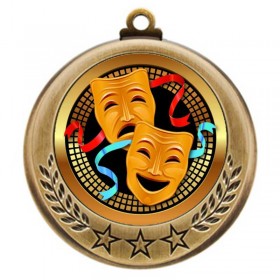 Médaille Or Art Dramatique 2 3/4 po MMI4770-PGS046