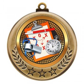 Gold Coach Medal 2.75" - MMI4770G-PGS048