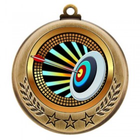Gold Archery Medal 2.75" - MMI4770G-PGS057