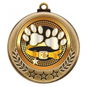 Gold Dog Show Medal 2.75" - MMI4770G-PGS067