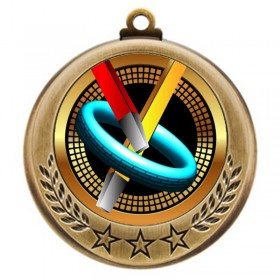 Médaille Ringuette Or 2.75" - MMI4770G-PGS068