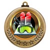 Gold Alpine Ski Medal 2.75" - MMI4770G-PGS082