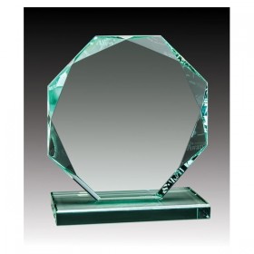 Jade Glass Trophy 7.5" H - GL12099C