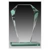 Jade Glass Trophy 8" H - GL15166B