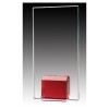 Red Glass Trophy GL1801B-RD