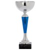 Silver and Blue Cup 10.25" H - EC1242