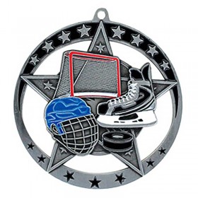 Médaille Hockey Argent - 2.75" MSE631S