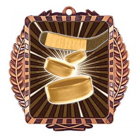 Bronze Hockey Medal 3.5" - MML6010Z