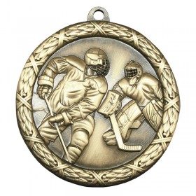 Gold Hockey Medal 2.5" - MST410G