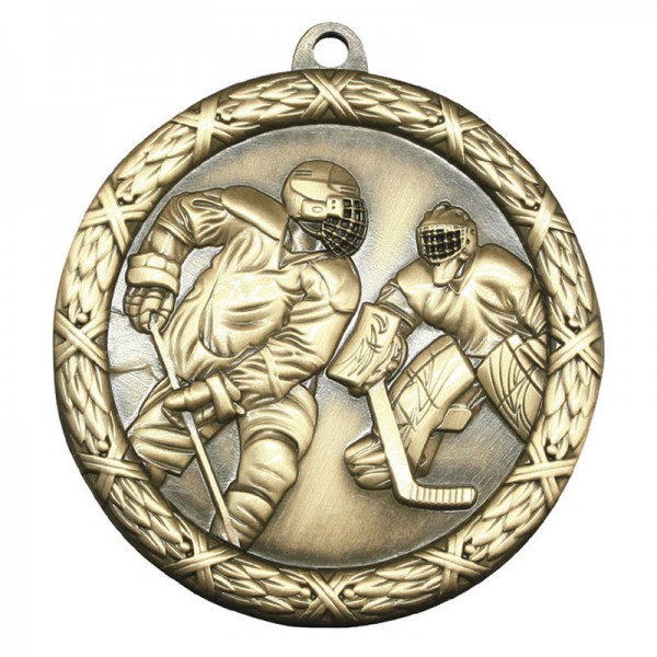 Médaille Hockey Or 2.5" - MST410G
