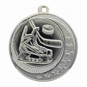 Médaille Hockey Argent 2" - MSQ10S