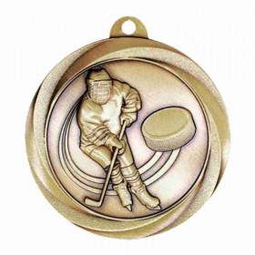 Gold Hockey Medal 2" - MSL1010G