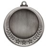 Silver Medal with Logo 2.75" - MMI4770S front