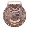 Bronze Curling Medal 3" - MSJ847Z