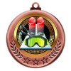 Bronze Alpine Ski Medal 2.75" - MMI4770Z-PGS082
