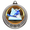 Silver Snowboard Medal 2.75" - MMI4770S-PGS081
