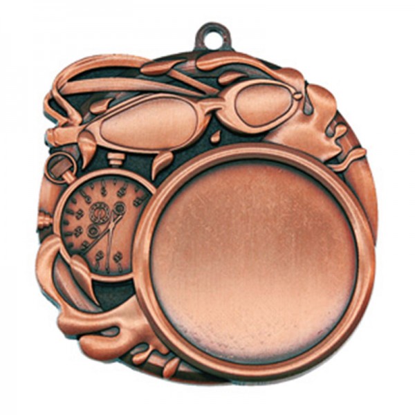 Médaille Natation Bronze 2.5" - MSI-2514Z recto