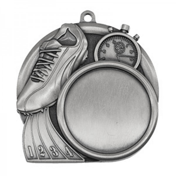 Médaille Course sur Piste Argent 2.5" - MSI-2516S recto