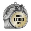 Silver Track Medal 2.5" - MSI-2516S logo