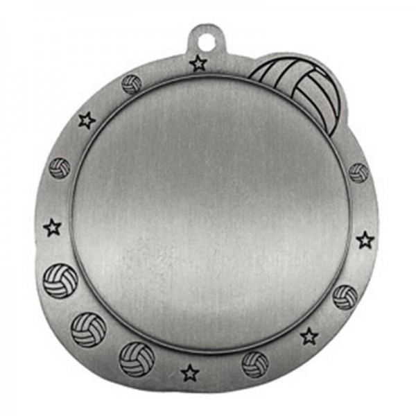 Médaille Volleyball Argent 2.5" - MSI-2517S verso