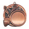 Bronze Lacrosse Medal 2.5" - MSI-2528Z front