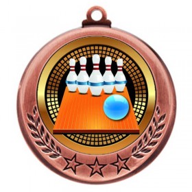 Bronze 5-Pin Bowling Medal 2.75" - MMI4770Z-PGS005