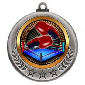 Médaille Boxe Argent 2.75" - MMI4770S-PGS009