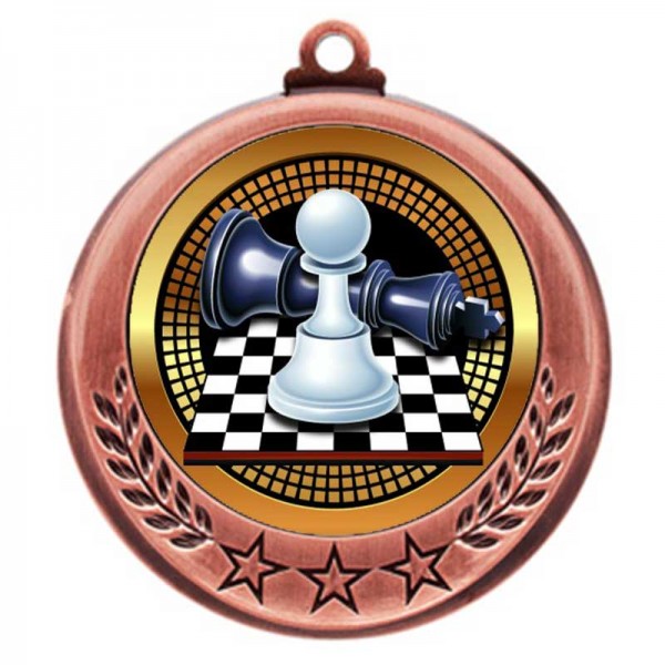 Médaille Échec Bronze 2.75" - MMI4770Z-PGS011