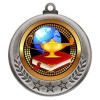 Silver Academic Medal 2.75" - MMI4770S-PGS012