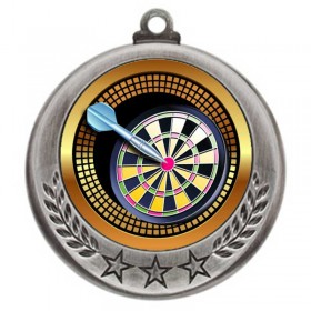 Silver Darts Medal 2.75" - MMI4770S-PGS014