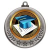 Silver Graduation Medal 2.75" - MMI4770S-PGS018