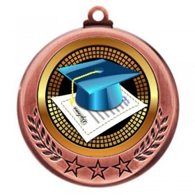 Médaille Graduation Bronze 2.75" - MMI4770Z-PGS018