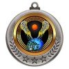 Silver Lacrosse Medal 2.75" - MMI4770S-PGS024