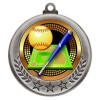 Silver Softball Medal 2.75" - MMI4770S-PGS026