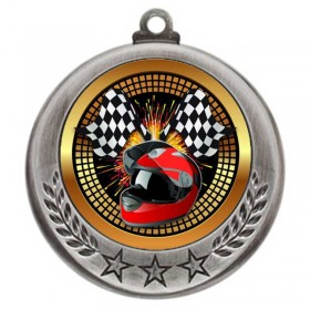 Silver Racing Medal 2.75" - MMI4770S-PGS028