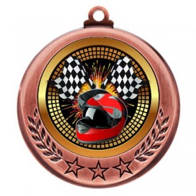 Bronze Racing Medal 2.75" - MMI4770Z-PGS028