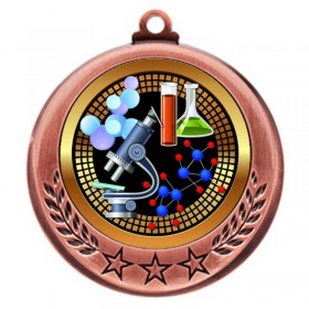 Bronze Science Medal 2.75" - MMI4770Z-PGS031
