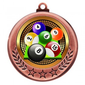 Bronze Billiard Medal 2.75" - MMI4770Z-PGS036