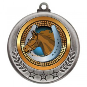 Médaille Équestre Argent 2.75" - MMI4770S-PGS043