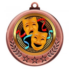 Bronze Drama Medal 2.75" - MMI4770Z-PGS046