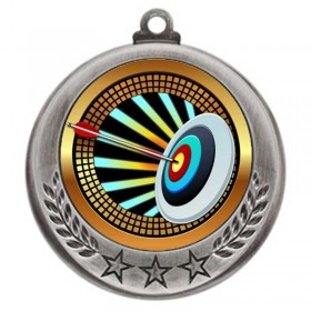 Silver Archery Medal 2.75" - MMI4770S-PGS057