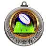 Médaille Rugby Argent 2.75" - MMI4770S-PGS061